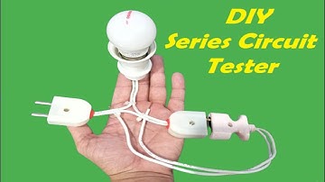 DIY Series Circuit in 2 Minutes | Easy Series Circuit Tester & Working Model