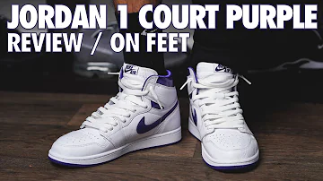 Jordan 1 High "Metallic" Court Purple: Review & On Feet