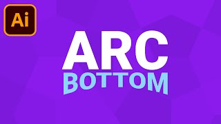How To Arc Bottom Of Text In Adobe Illustrator by DiaGraphics 487 views 2 months ago 1 minute, 17 seconds