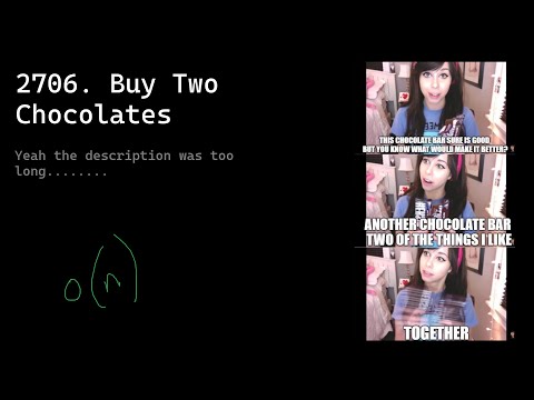 Leet Code 2706. Buy Two Chocolates