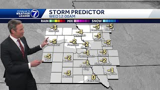 Frigid flurries for Nebraska and Iowa tonight
