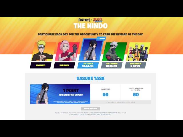 Be sure to sign up for the Nindo challenge on fortnite for the rewards
