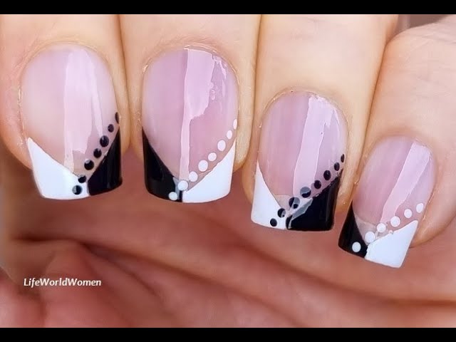 Amazon.com: Short French Tip Press on Nails Short Square False Nails Black  White Ballet French Tip Fake Nails Medium Full Cover Acrylic Nails Simple  Nude Glue on Static Nails Stick on Nails