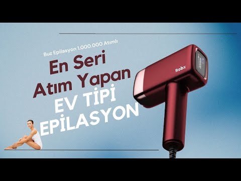 1 MİLYON  ATIMLI ROBX İPL LAZER EPİLASYON CİHAZI KESİN SONUÇ!!!