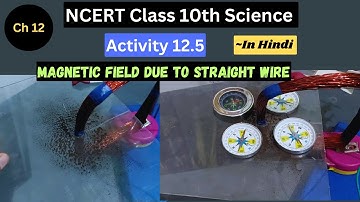 Activity 12.5 I Class 10 Science I Magnetic Field Due to Straight Wire