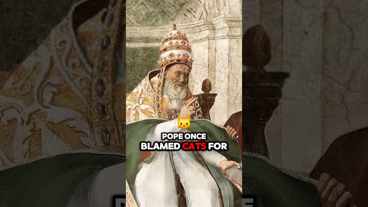 Pope Gregory IX declared war on cats!