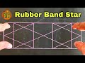 Rubber band star double triple stars tricks spider web origami looms band 
