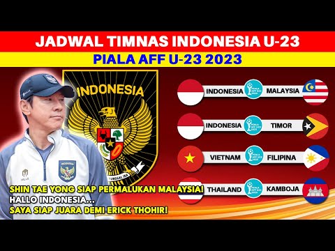 Jadwal Lengkap Timnas Indonesia U-23 di Piala AFF U23 2023