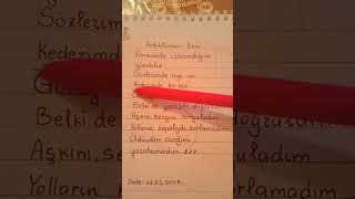 Dedüblüman-Belki[lyrics]#phonk#song#handwriting#