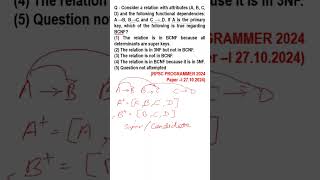 DBMS Normalization Complete | 1NF 2NF 3NF BCNF + Super Key, Candidate Key & PYQ Explained (Hindi)