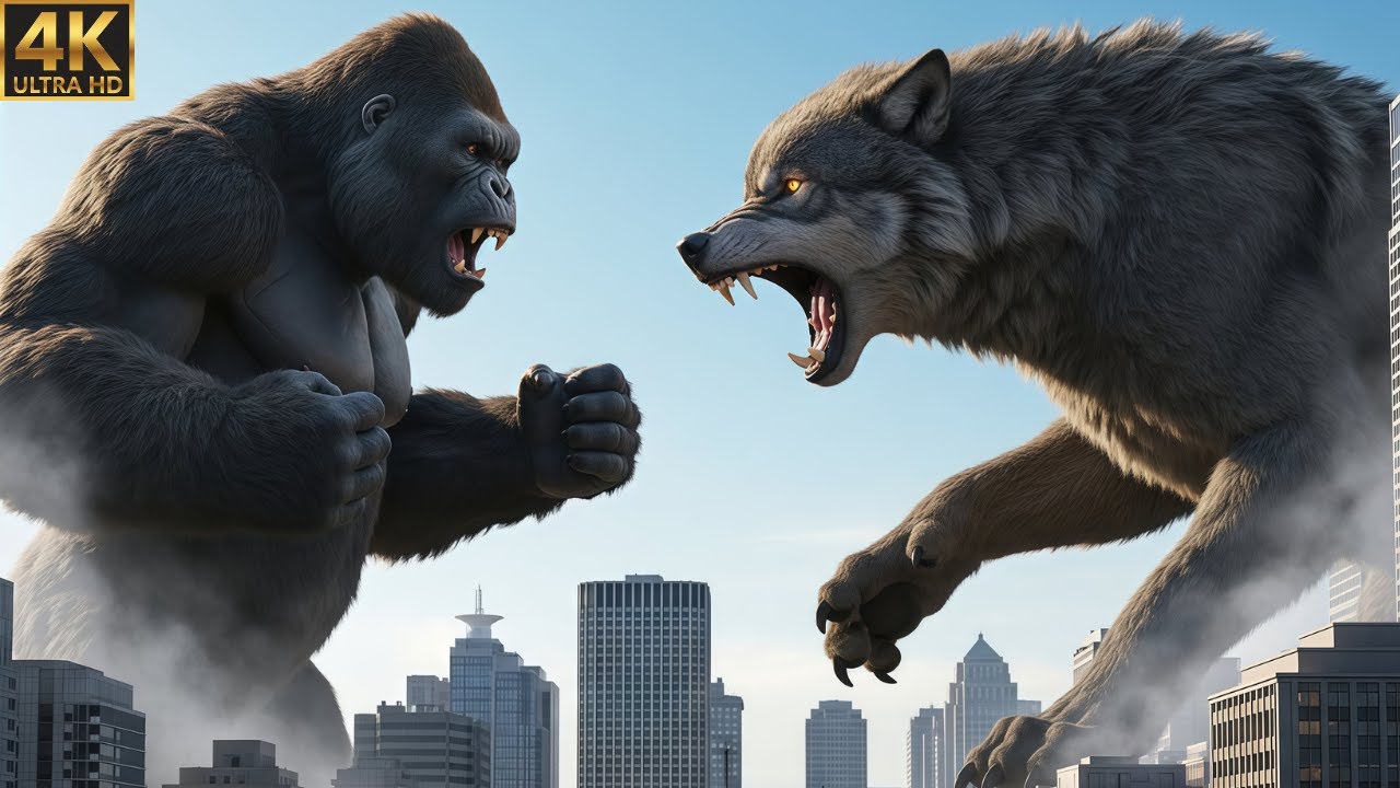 The WOLF TITAN Hunted the City — KING KONG Changed the Ending | Epic Monster Movie