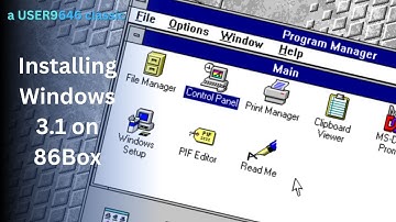 Timelapse - Installing Windows 3.1 on 86box