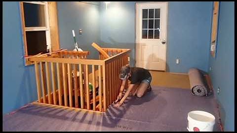 DIY Easy Carpet Install - Floor Prep and Underlay Install
