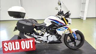 R5.12/18売約済 BMW G310R 2020年 1,936km 3点パニア グリップヒーター