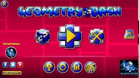 Texture Pack "BlueStyles" Para Geometry Dash 2.1 (Steam & Android)