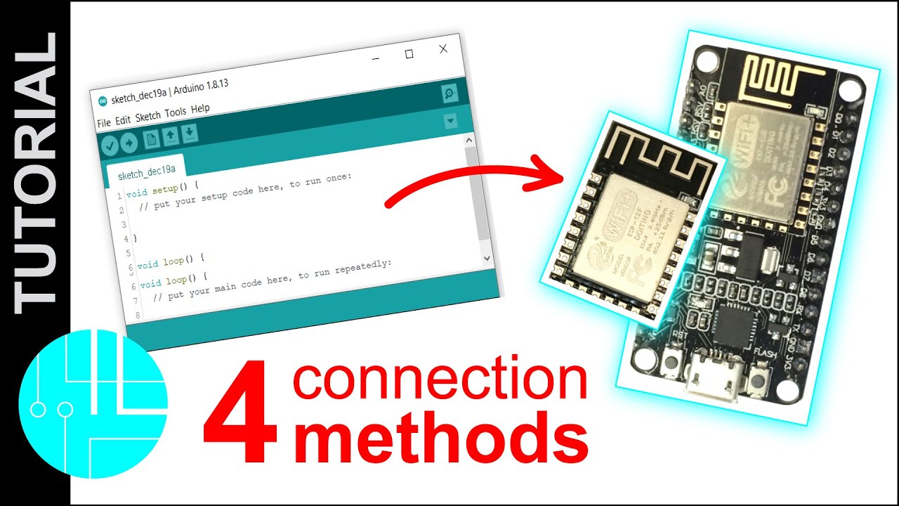 esp-12  2022 New  Lập trình ESP-12E / ESP-12F / NodeMCU với Arduino IDE | Hướng dẫn từng bước một