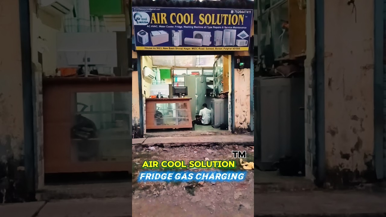🗣️:⁠-⁠)fridge Gas charging #trending #ytshorts #ytviral #work #worklife #fridgetour #explorepage
