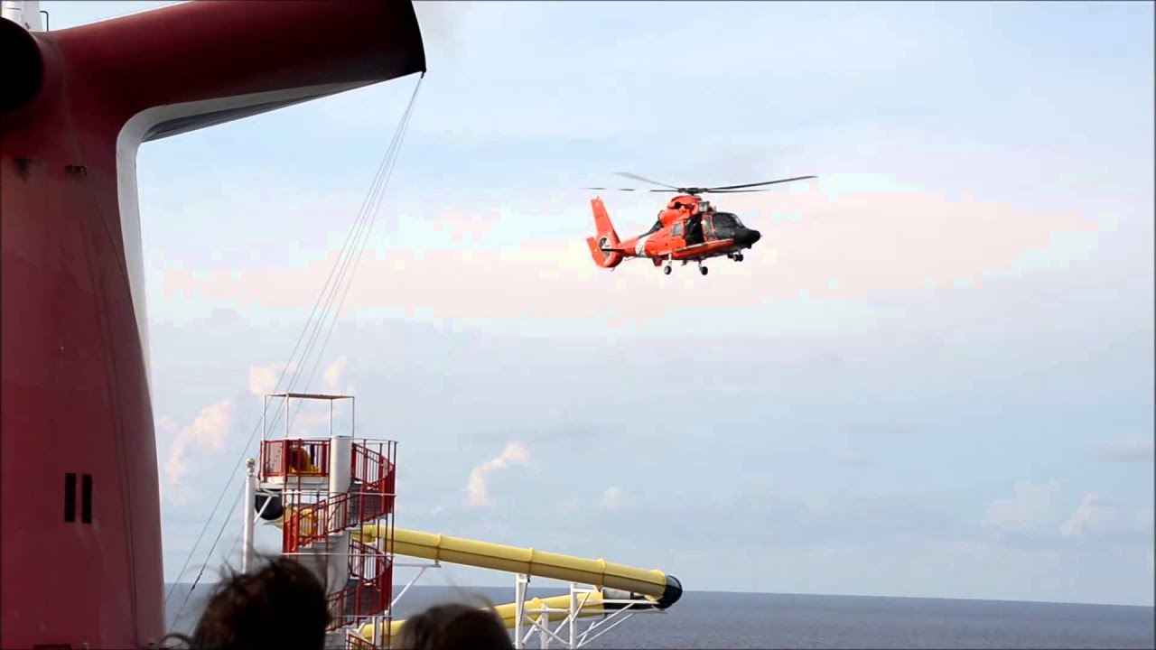 Dramatic Coast Guard Rescue from Carnival Sensation Ship