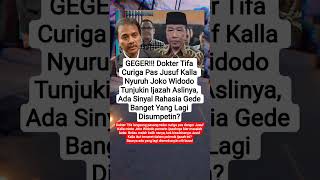 "Dokter Tifa Curiga Soal Jusuf Kalla Minta Jokowi Tunjukkan Ijazah #shorts #viralvideo
