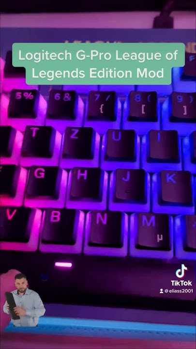 #Shorts Logitech G Pro League of Legends Edition Tastatur Mods! - YouTube