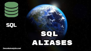 SQL Aliases