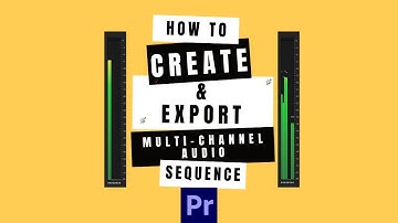 Premiere Pro: How to Create & Export Split / Multi-Track Audio (Step-by-Step) #adobetutorial