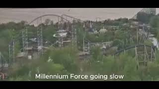 Millennium Force going SUPER slow (+ Comparison)