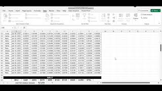 Teori Markowitz (Langkah langkah pengerjaan by excel) #praktiportofoliooptimalprodimanajemenumri