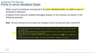 Module 11   Switch Security Configuration Part 6