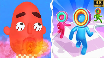 Sandwich Runner VS Layer Man Run - Satisfying ASMR Gameplay ALL Levels NEW UPDATE Gameplay Android