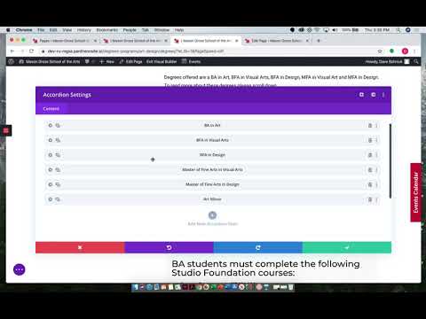 Contributor Video   how to add and/or delete to an accordion