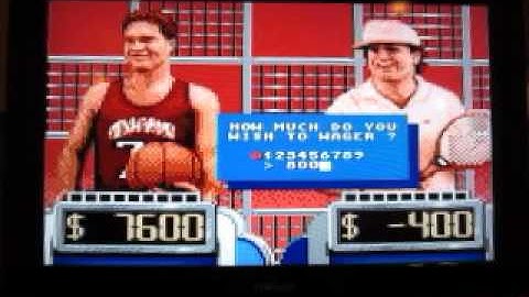 Jeopardy! Sports Edition Sega Genesis Run Game 4: Part 2