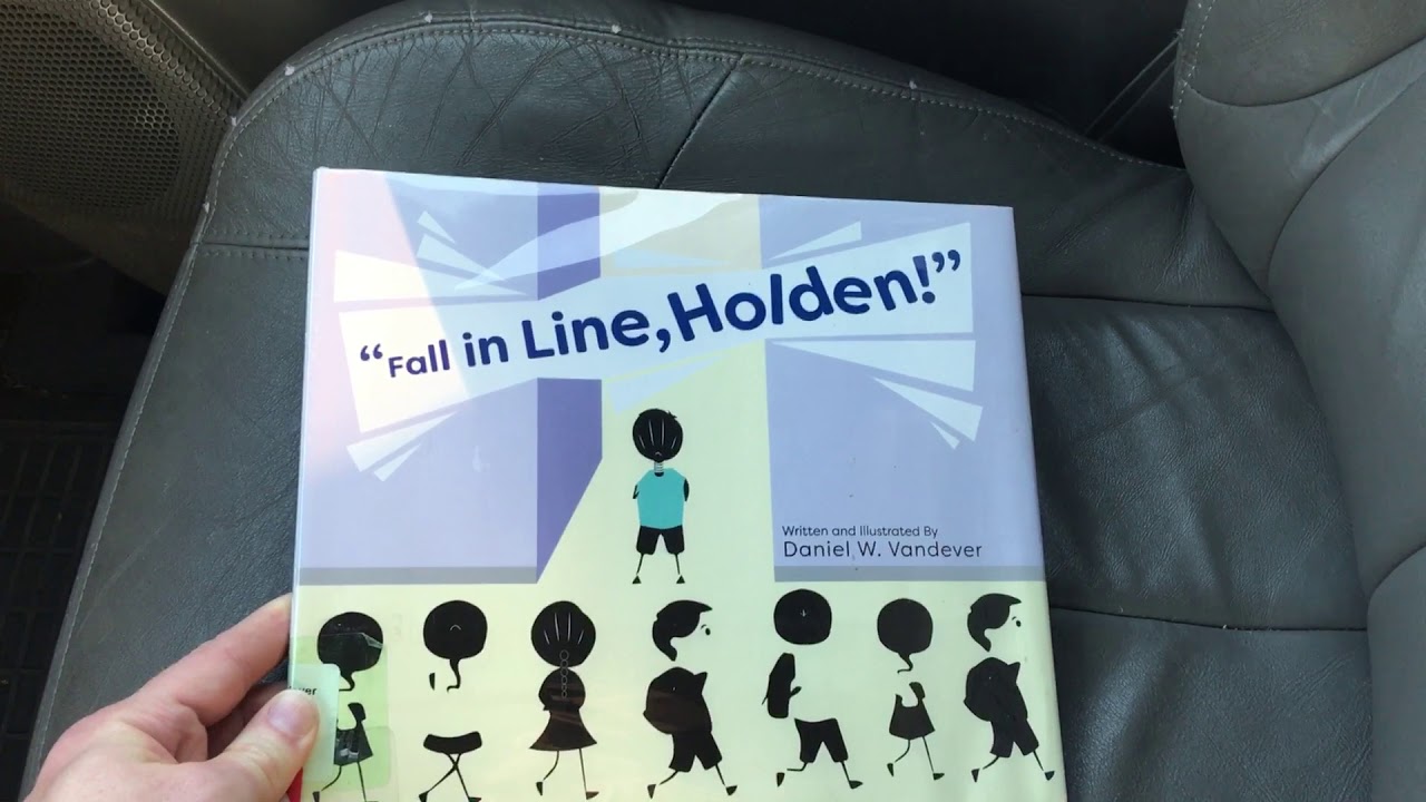 Fall in Line by Daniel W. Vandever one minute picturebook review