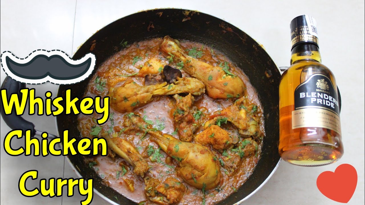 Whiskey Chicken Curry Recipe Chicken Curry With Blenders Pride Telangana Style Chicken Curry