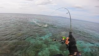 fish on! Footstep minnow Blue Mac 6grams Field test | Catch and Cook | Palawan Philippines