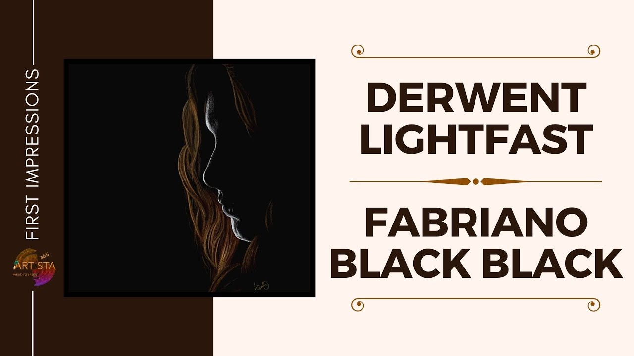 Derwent Lightfast and Fabriano Black Black | First Impressions