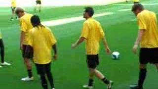 BVB Dortmund Team Warming up