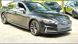 AUDI S5 Both resonators deleted Rear Mufflers still on | Audi s5 exhaust sound