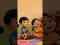బడి కి వెళ్దాం 🎒 | Telugu Kids School Song #Shorts