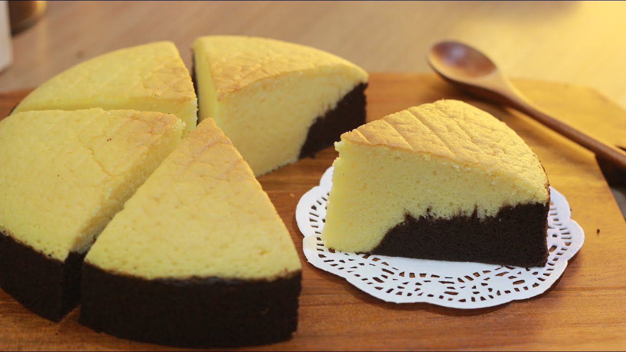 เค้กชิฟฟ่อนทูโทน Two Tone Chiffon Cake.