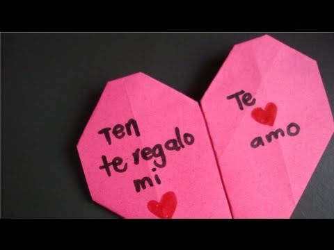 Como hacer tarjetas en 3d de amor