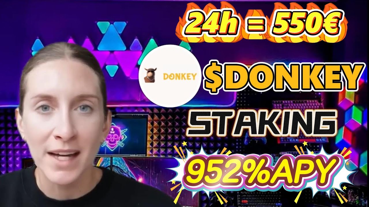 DONKEY coin Staking im DONKEY Bullenmarkt – Top 952% APY