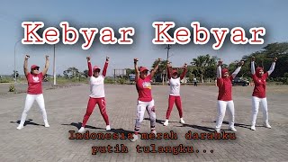 Kebyar Kebyar - Indonesia Merah darahku putih tulangku//senam kreasi//@finakreasi-85