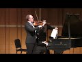 Capture de la vidéo Benjamin Baker, Violinist | Britten: Suite, Op. 6: Lullaby