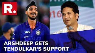 Sachin Tendulkar Extends support To Arshdeep Whose Wikipedia Page Was Edited To Show Khalistan Link
