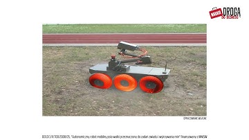 Rafał Jachowicz - Mobile robot for surveillance and mine detection tasks