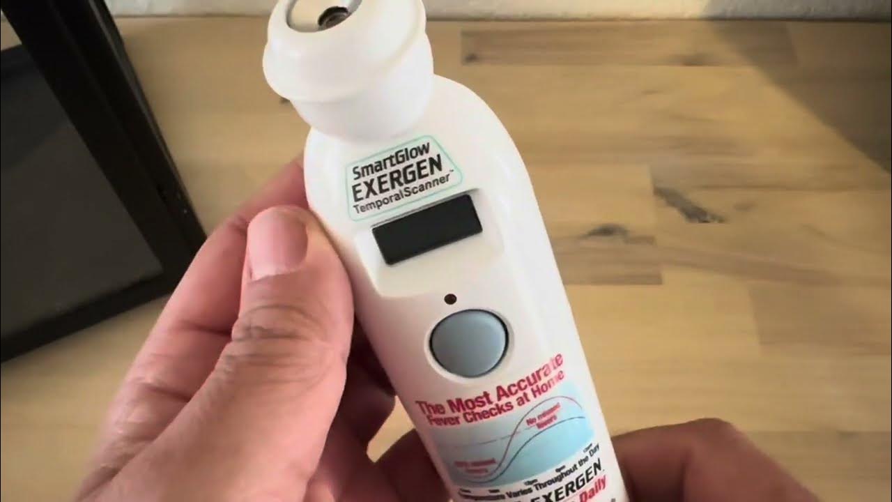 Exergen smart glow thermometer stuck battery cover how to replace