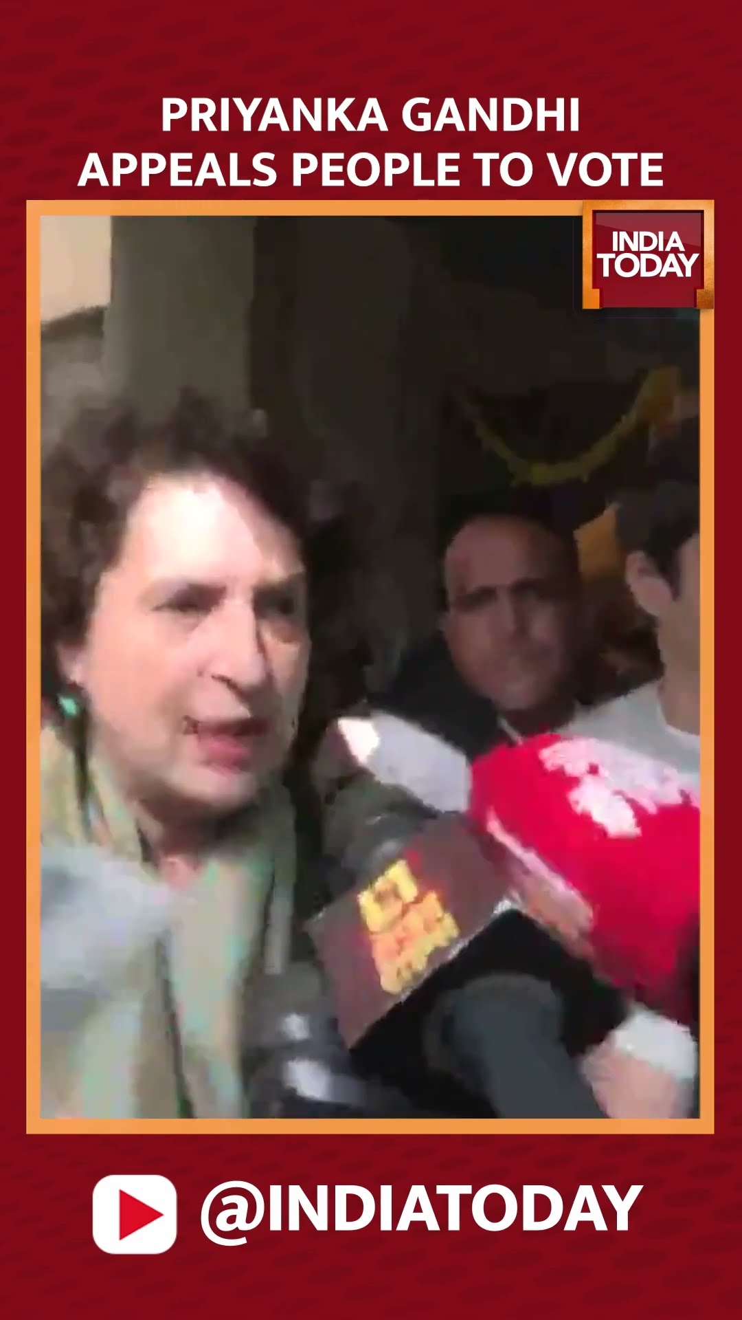 Congress Leader Priyanka Gandhi Appeals To People Of Delhi To Come Out And Vote | #shorts