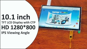 10.1 inch 1280*800 IPS TFT LCD Display with Multi Touch Point Capacitive Touch Panel