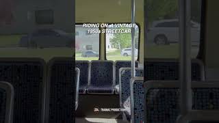 Riding On A 1950s PCC Streetcar in Kenosha, WI! #Streetcar #Wisconsin